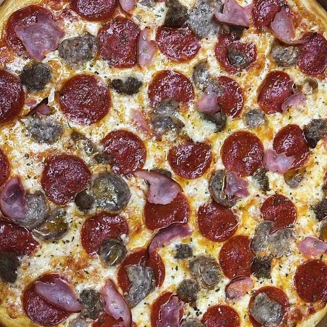 Small Meat Lover's Pizza.