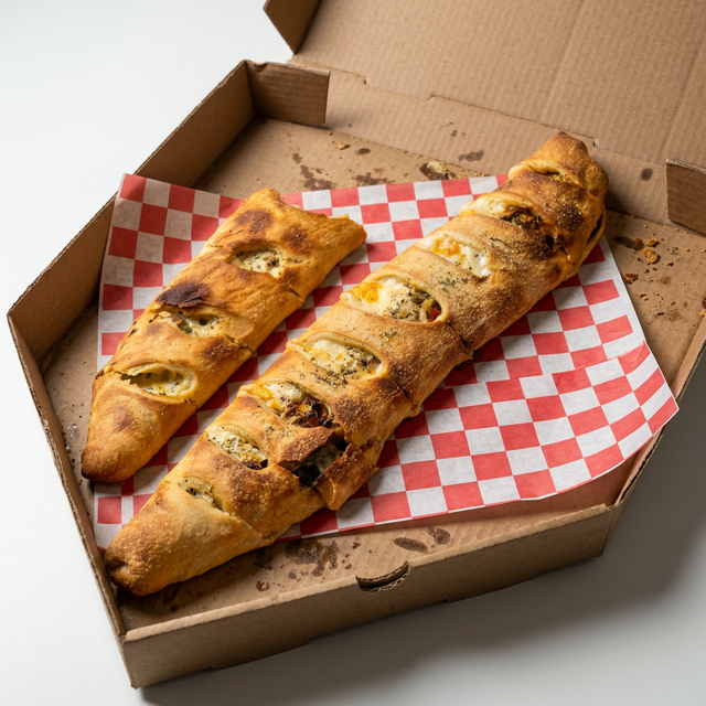 Vegetarian Stromboli.