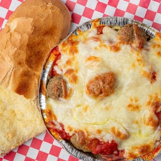 Cheesy Spaghetti with Meatballs