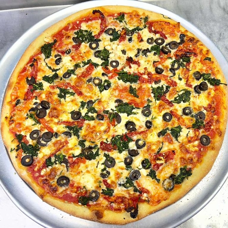 Indulge in Greek Pizza